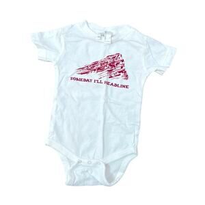 Rabbit Skins “Someday I’ll headline” Red Rocks Onesie baby 6 months